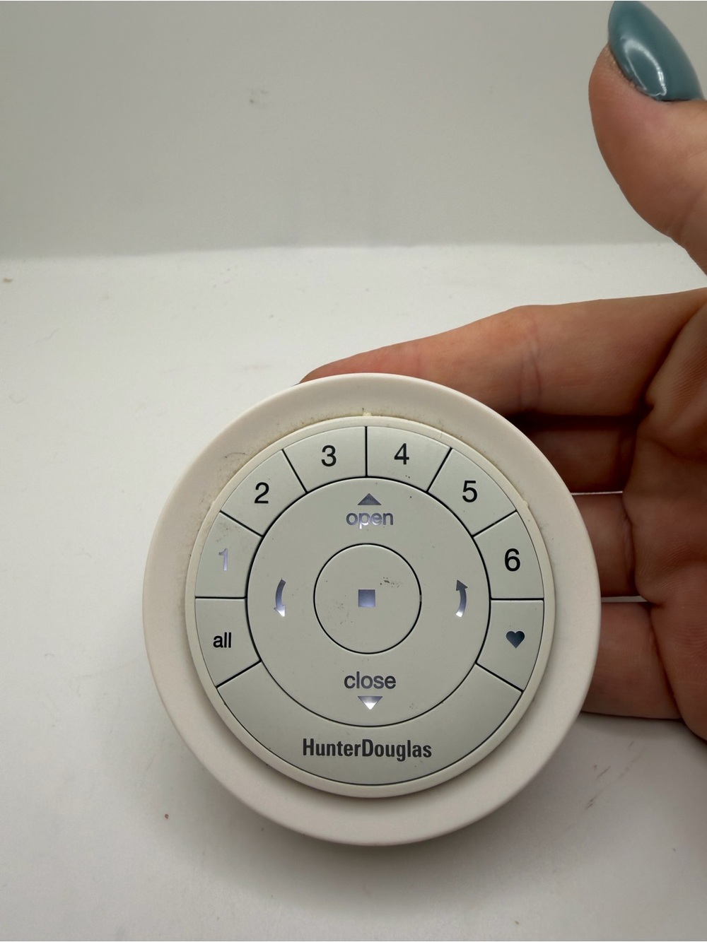 Hunter Douglas White Remote Control for Window Shades